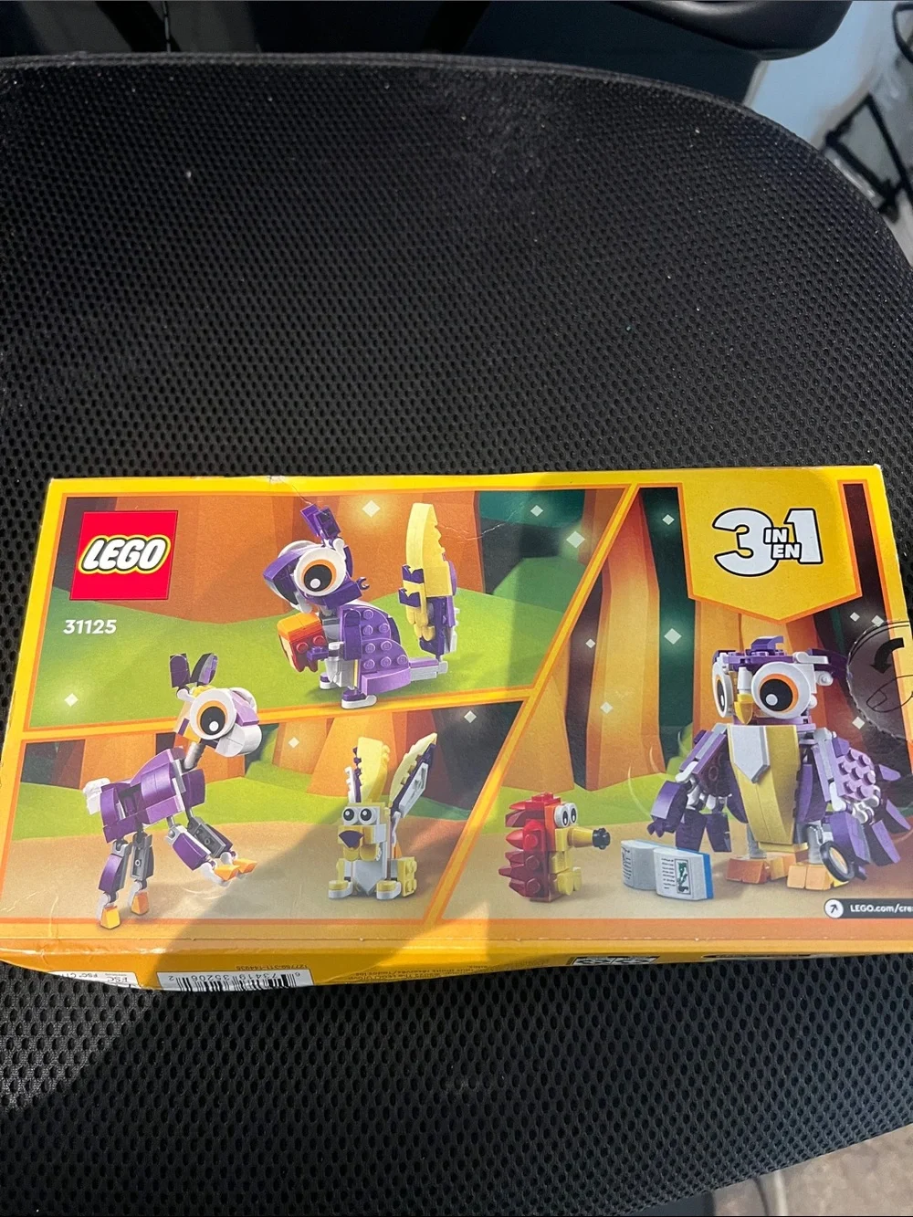 NIB LEGO Creator Purple and Yellow Fantasy Owl & Friend Building Set